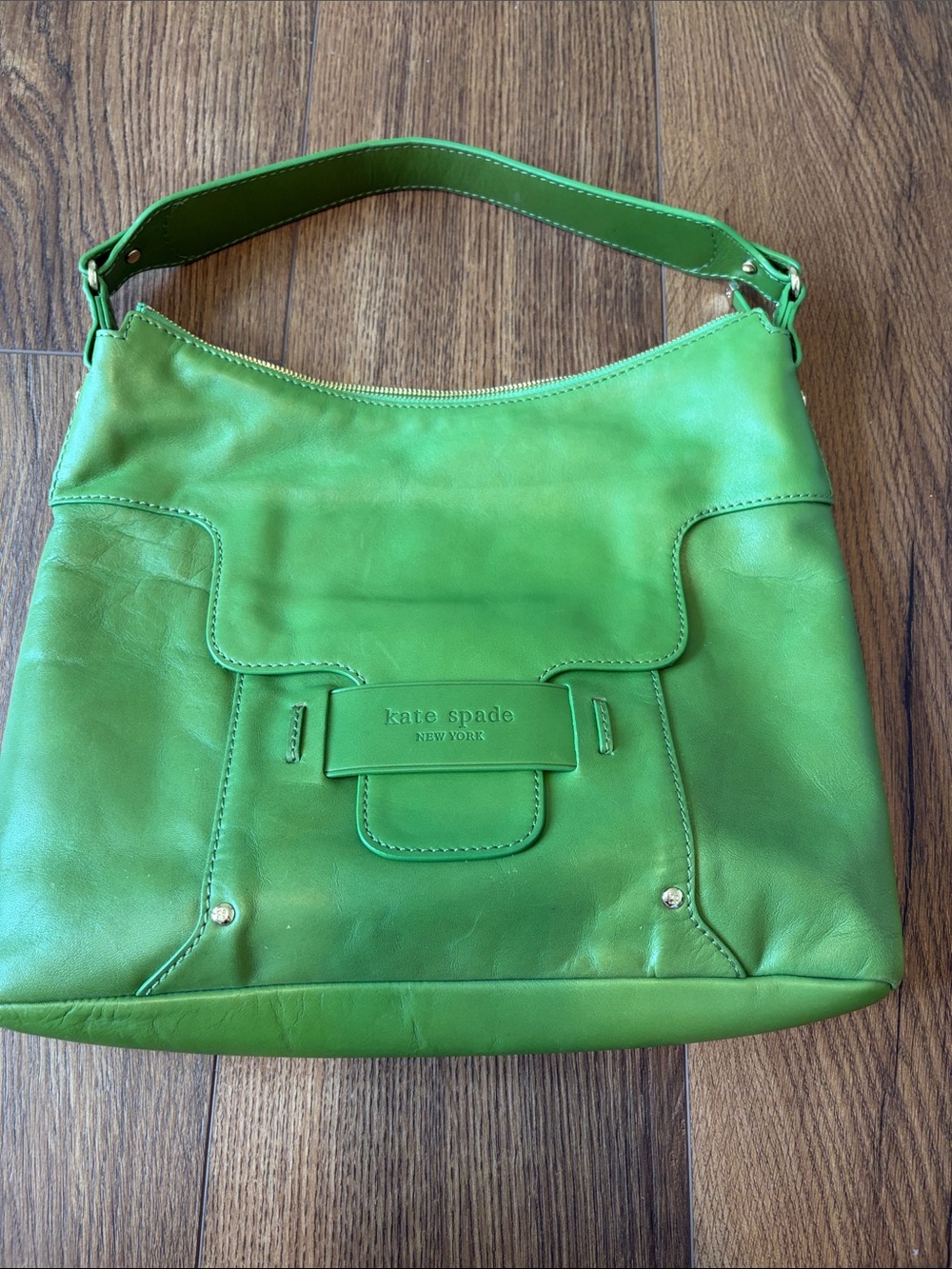 Vintage Kelly Green Kate Spade Shoulder Bag